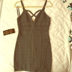 Cross Front Bondage Dress